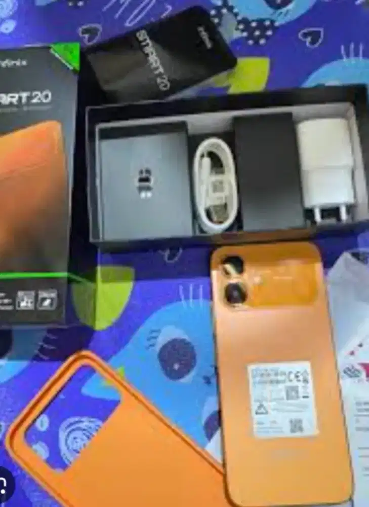 Infinix smart20 RAM 8 orange