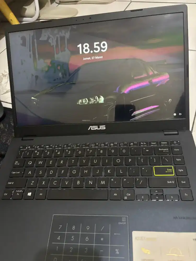 Laptop asus L410m ram 4 ssd 256gb+emmc 64gb