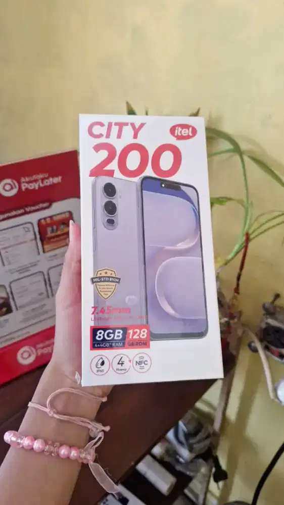 New : Itell City 200 4+4/128 4G murah