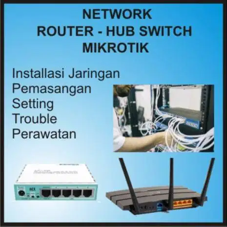 Instalasi Servis Setting CCTV dan Networking Wifi