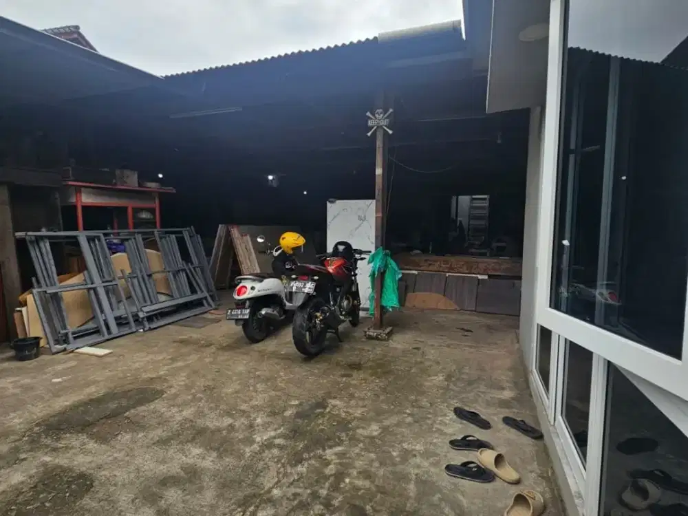 DIJUAL CEPAT : TANAH 330 m² TEMPAT USAHA DI KRANGGAN, JATISAMPURNA, BEKASI CIBUBUR