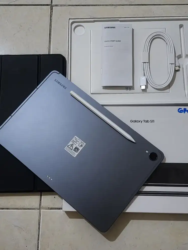 Samsung Tab S11 12/256Gb Wifi only, warna Grey SEIN, 100% Mulus