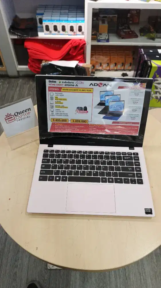 ADVAN SOULMATE X1 AMD 3020E 4GB 128GB 14.0 FHD IPS WIN11HOME MIST ROSE