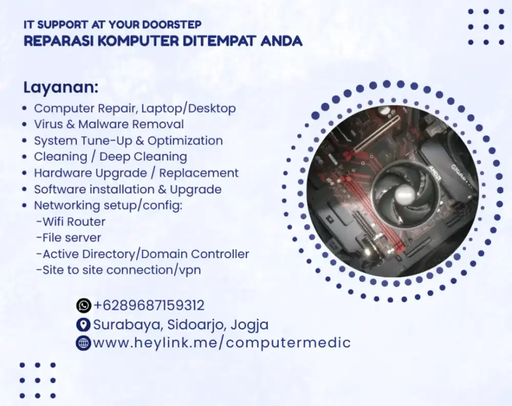 Service Komputer Laptop Panggilan