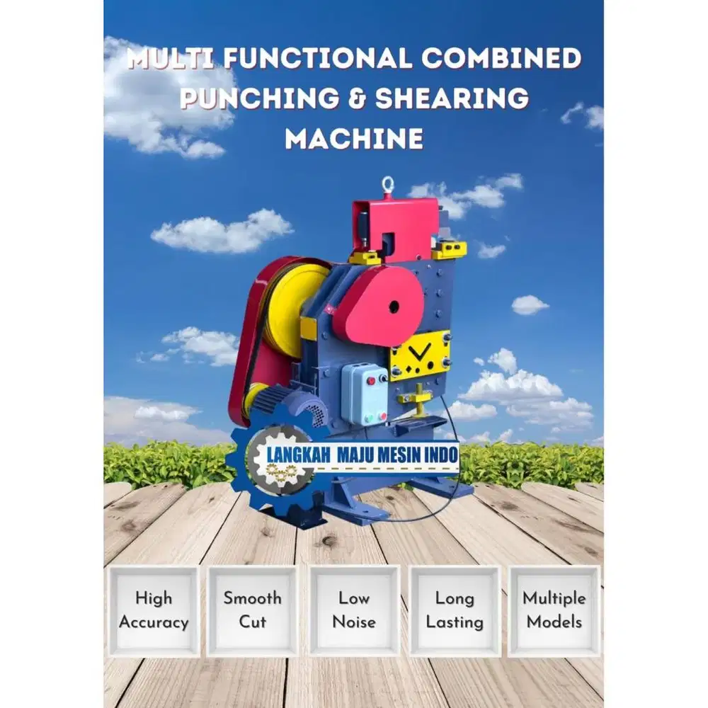 Multi Fnction Punching & Shearing Iron Worker Machine - QA32-08B