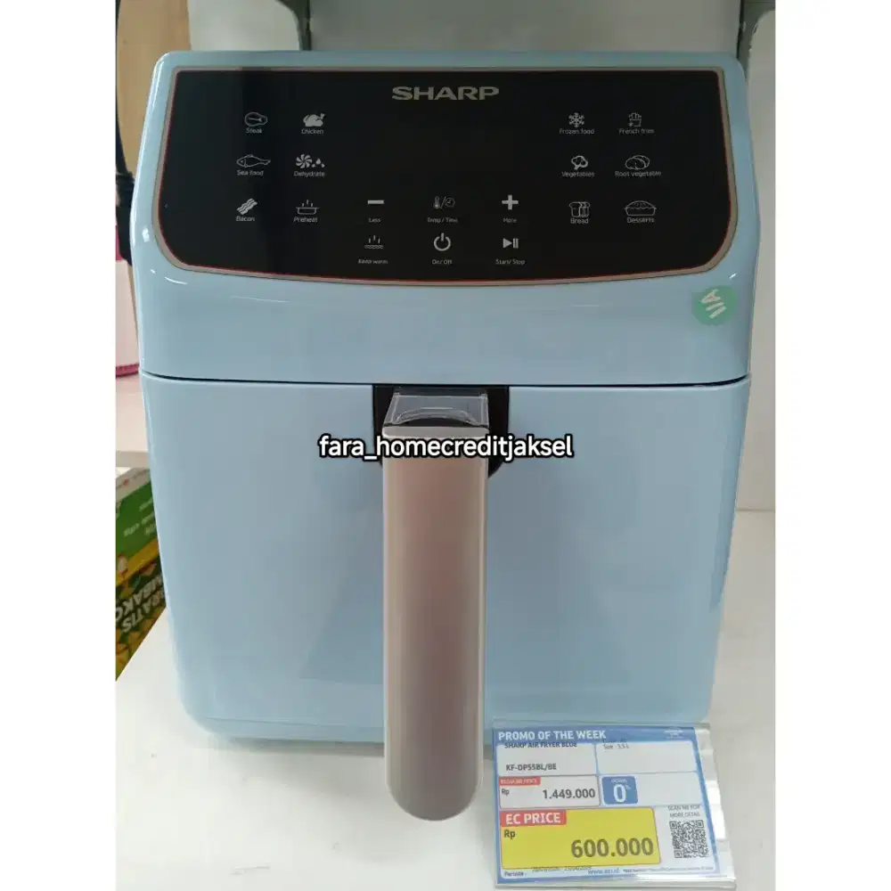 Sharp AirFryer Blue