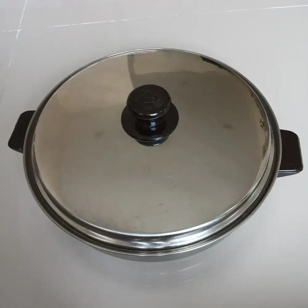 Panci kukus panci steamer dengan tutup SW stainless steel 31cm, bekas