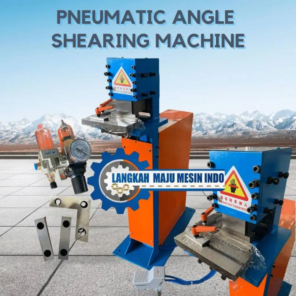 Notcher Pneumatic Angle Shearing Machine / Mesin Notching Pneumatic