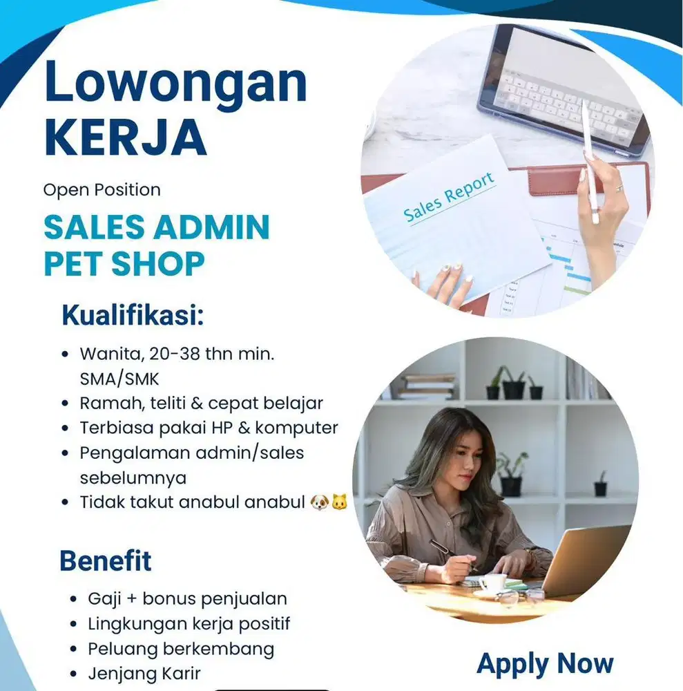 Dibutuhkan segera admin