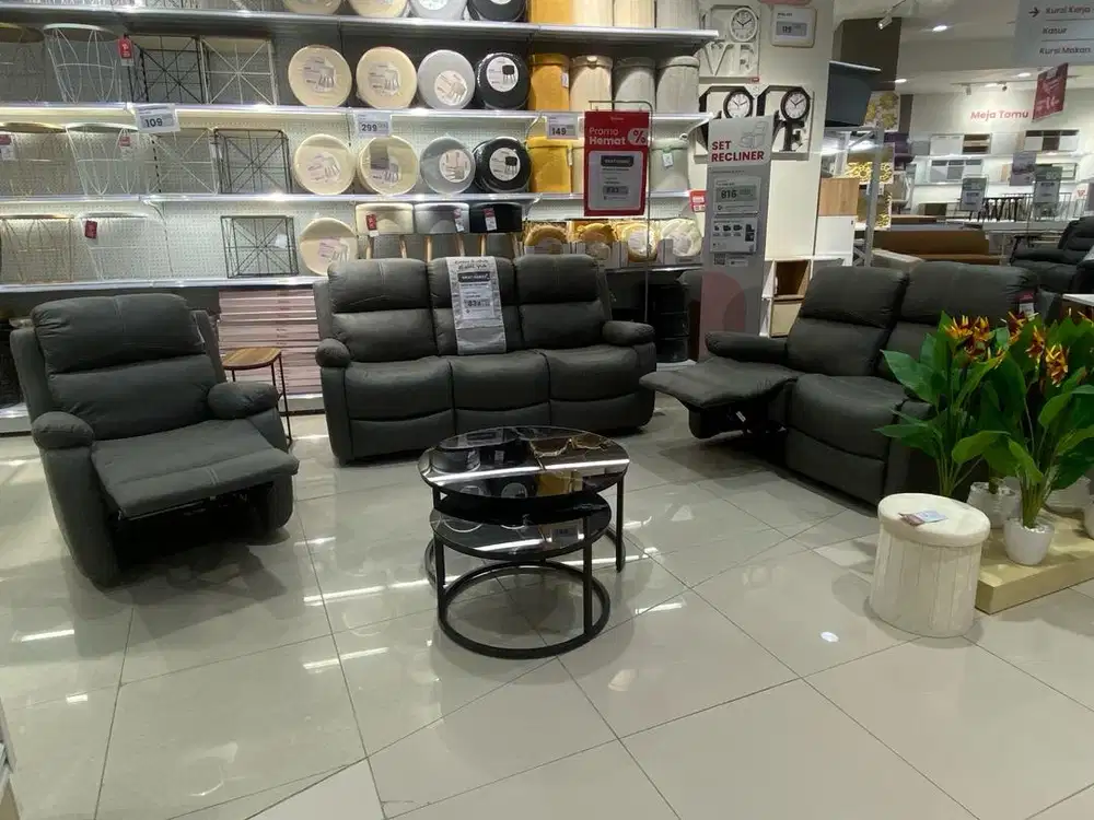 Promo Sofa Set Recliner