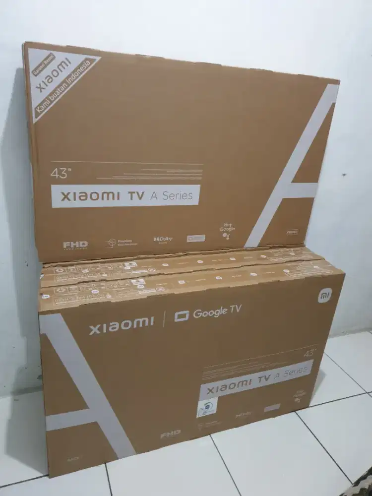 XIAOMI GoogleTV ( Android ) 43 inch. Baru, bisa Cod + disettingkan