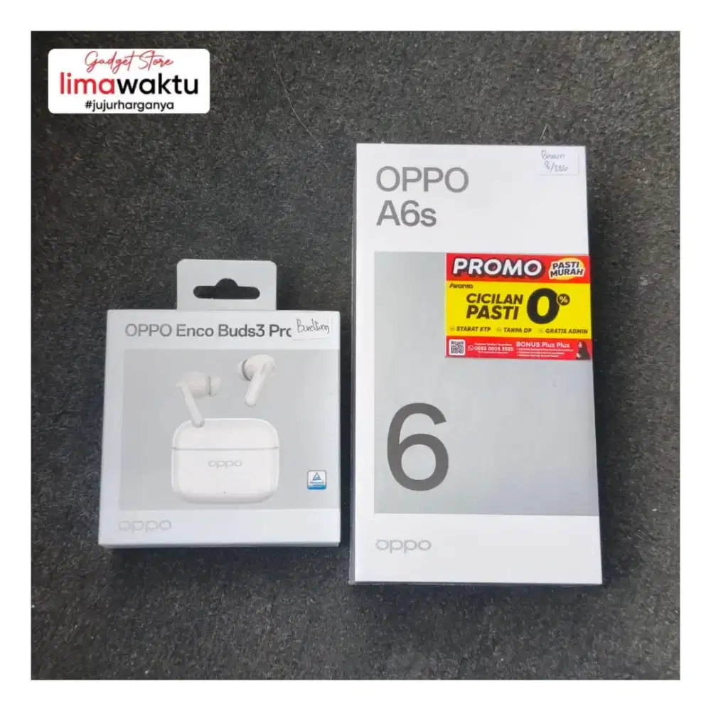 Promo Kredit 100% Acc Oppo A6s dapat free tws Enco Buds 3 pro