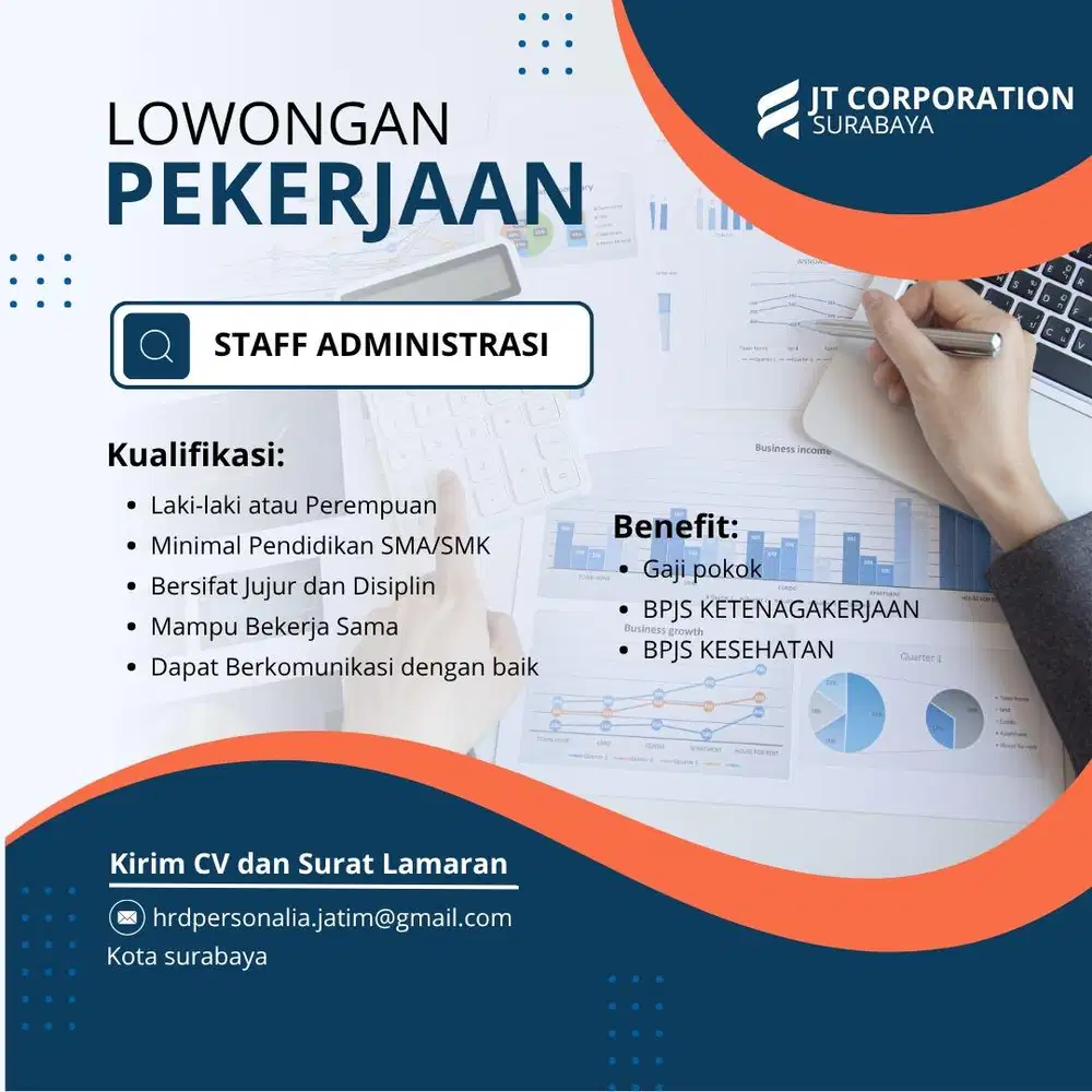 Lowongan staf admin