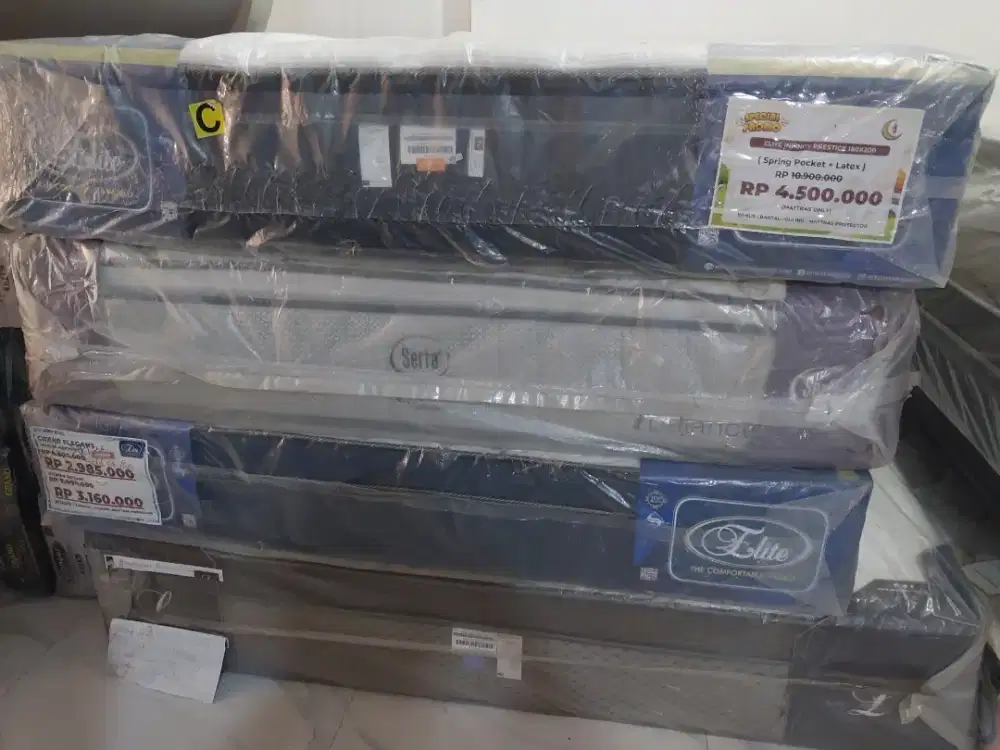 Kasur Elite uk 160 x 200 bisa kredit syarat hanya KTP