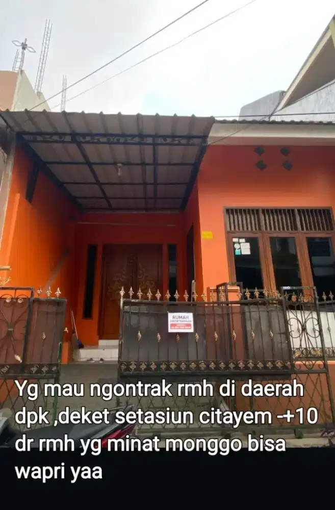 DIKONTRAKAN 1 UNIT RUMAH