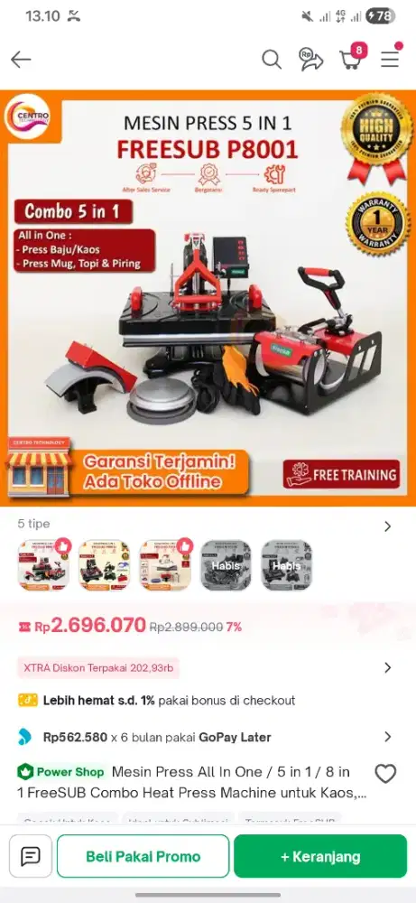 JASA Sablon Baju DTF