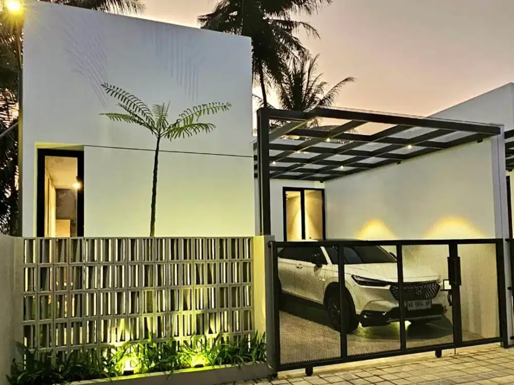 Rumah Modern fully furnished dekat Pasar Gentan Jalan Kaliurang km10 Ngaglik Sleman