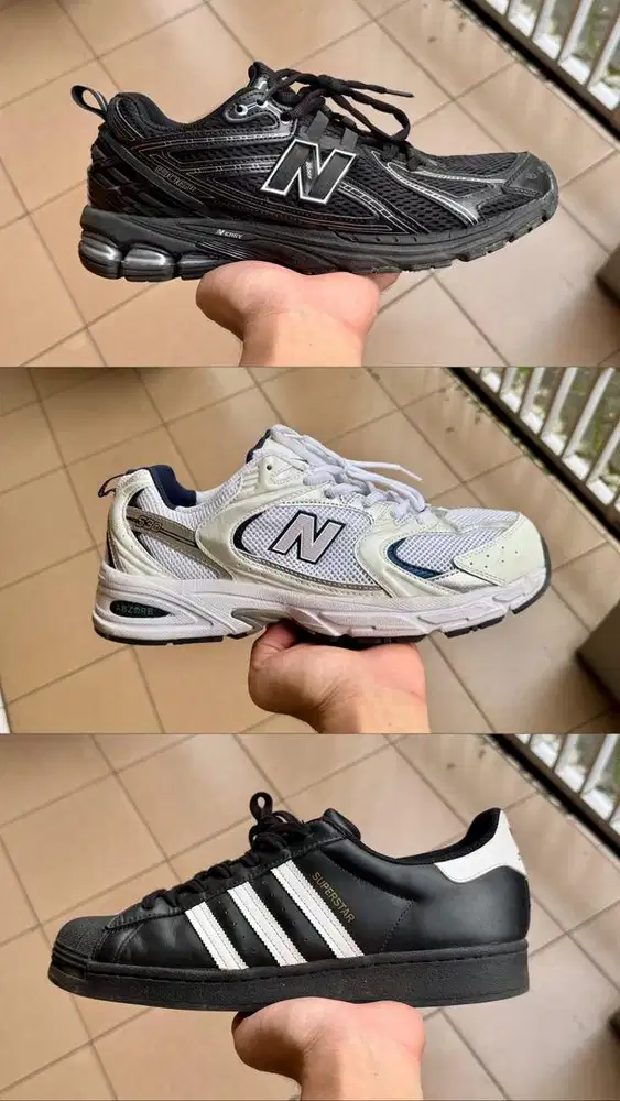 SEPATU ADIDAS SUPERSTAR, NB 1906R, NB 530