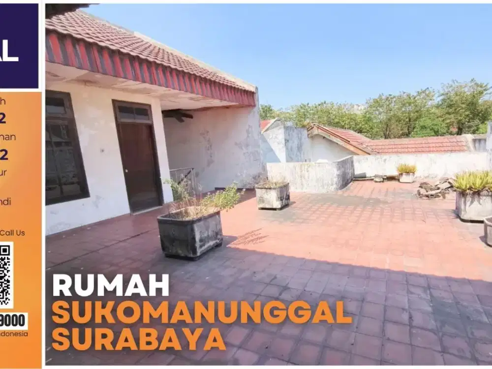 Rumah Dijual di Sukomanunggal Surabaya | SHM, 420 m², Dekat RS Mitra Keluarga & Sekolah Gloria – The EdGe
