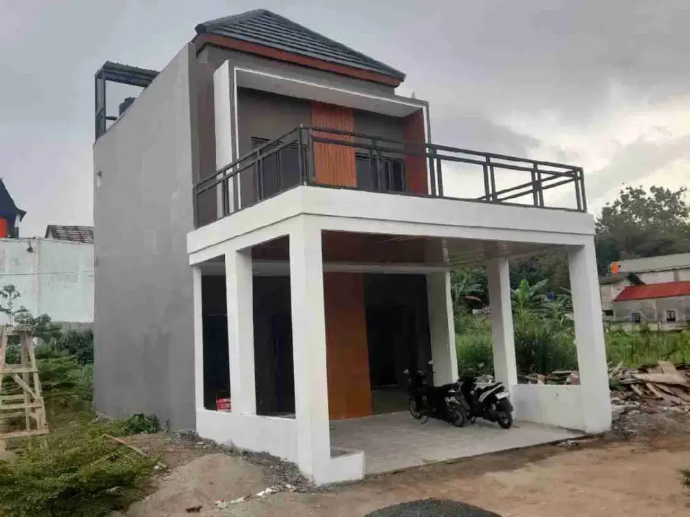 Hunian cluster exclusive cakep lokasi strategis pinggir jalan raya utama jatiwarna Akses 2mobil lebar 5menit ke tol JORR jatiwarna