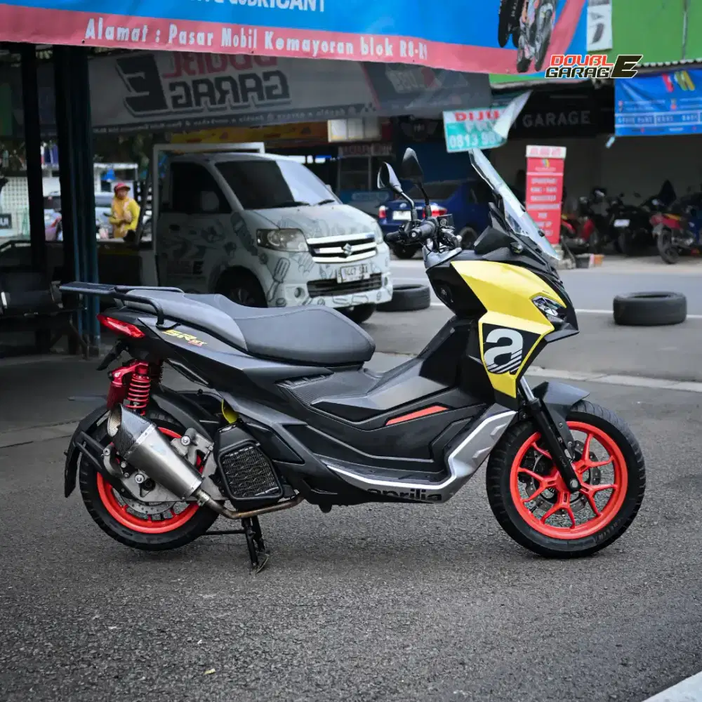 APRILIA SR GT 200 KUNING  2022 FULL MODIFIKASI