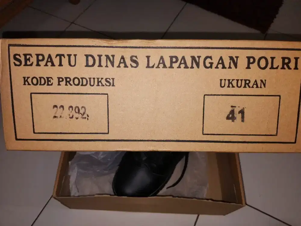 Sepatu PDL POLRI BARU