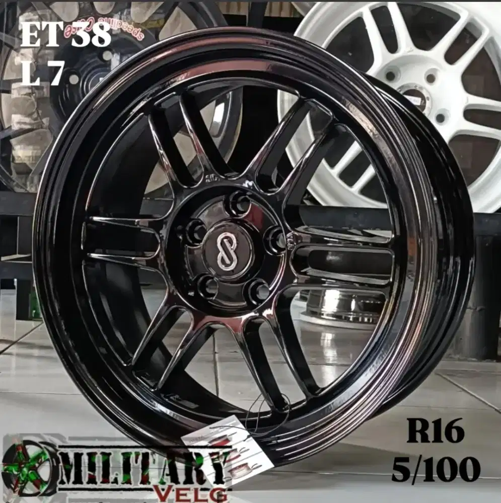 Enkei RPF1 FACE2 Flowforming R16 Blackglossy