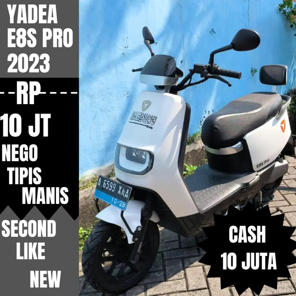 YADEA E8S PRO 2023 SECOND LIKE NEW