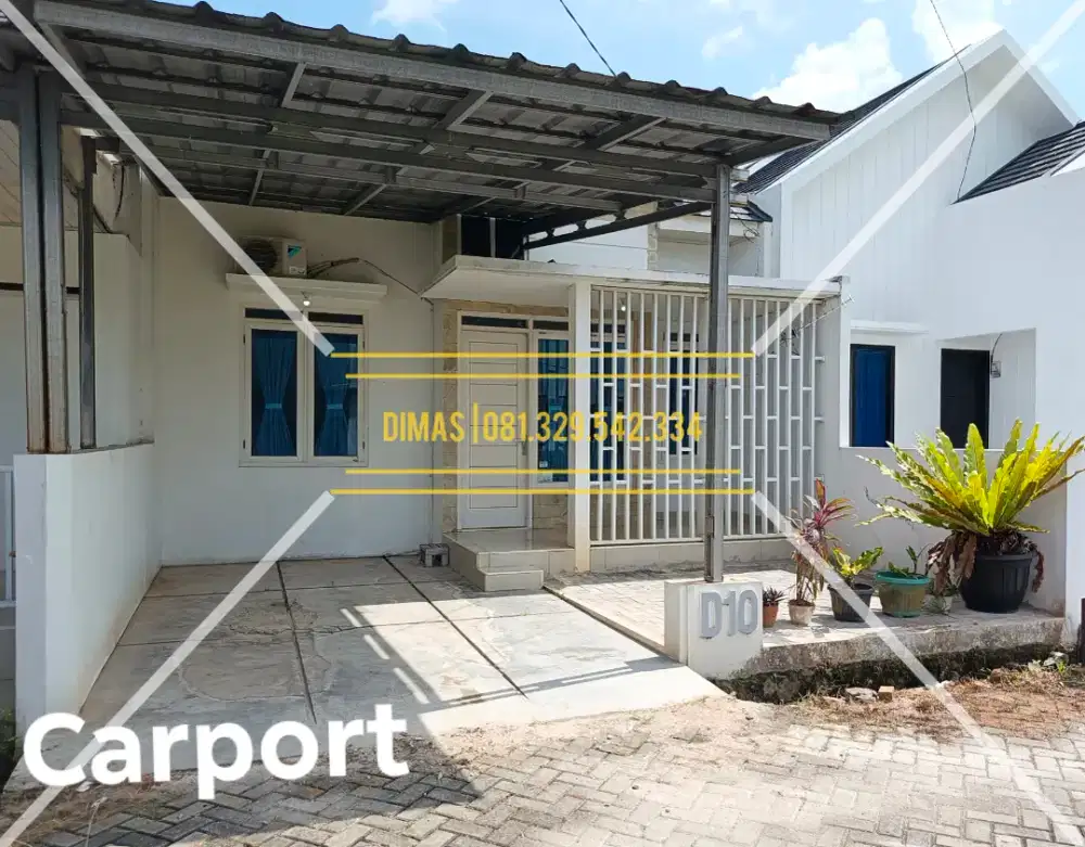 Sewa kontrak rumah full furnis lampung (dlm perumahan) UIN itera Polda