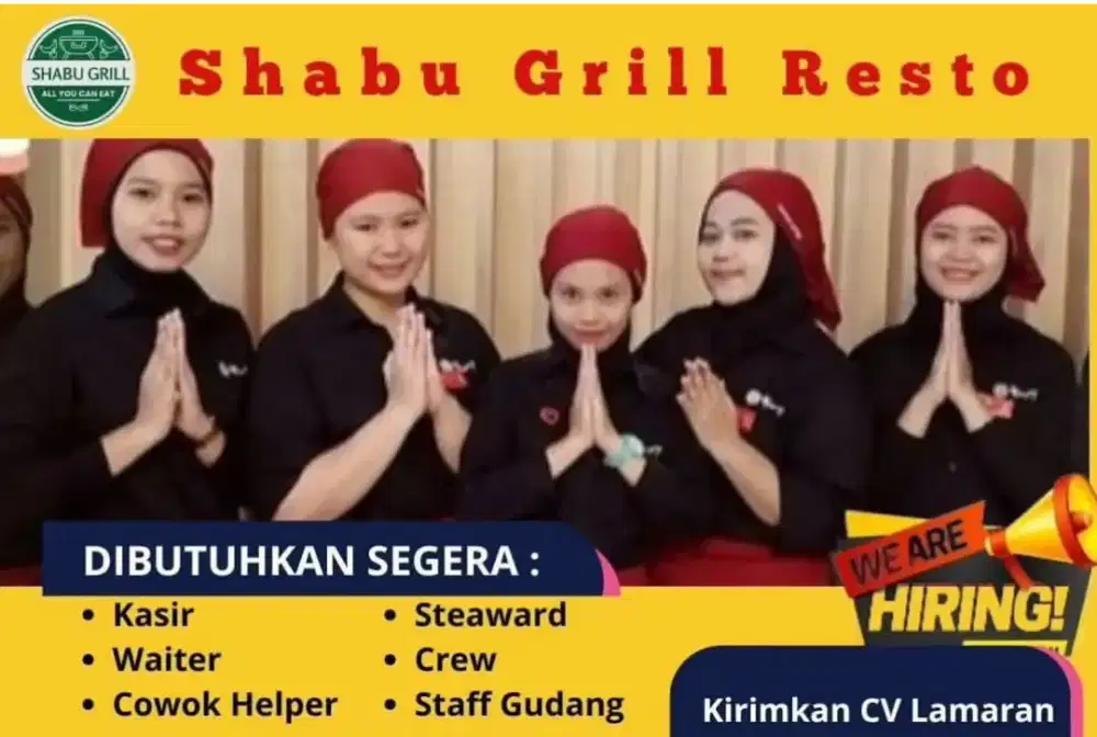 KAMI BUTUHKAN UNTUK CABANG JAKARTA