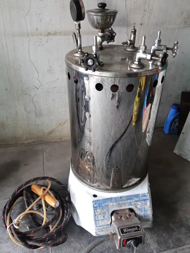 Boiler setrika uap 25 liter siap