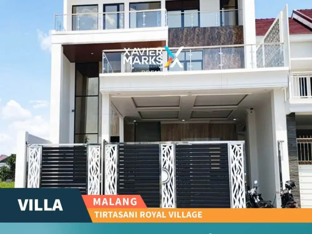 Dijual Villa View Gunung di Tirtasani Royal Village Karangploso Malang