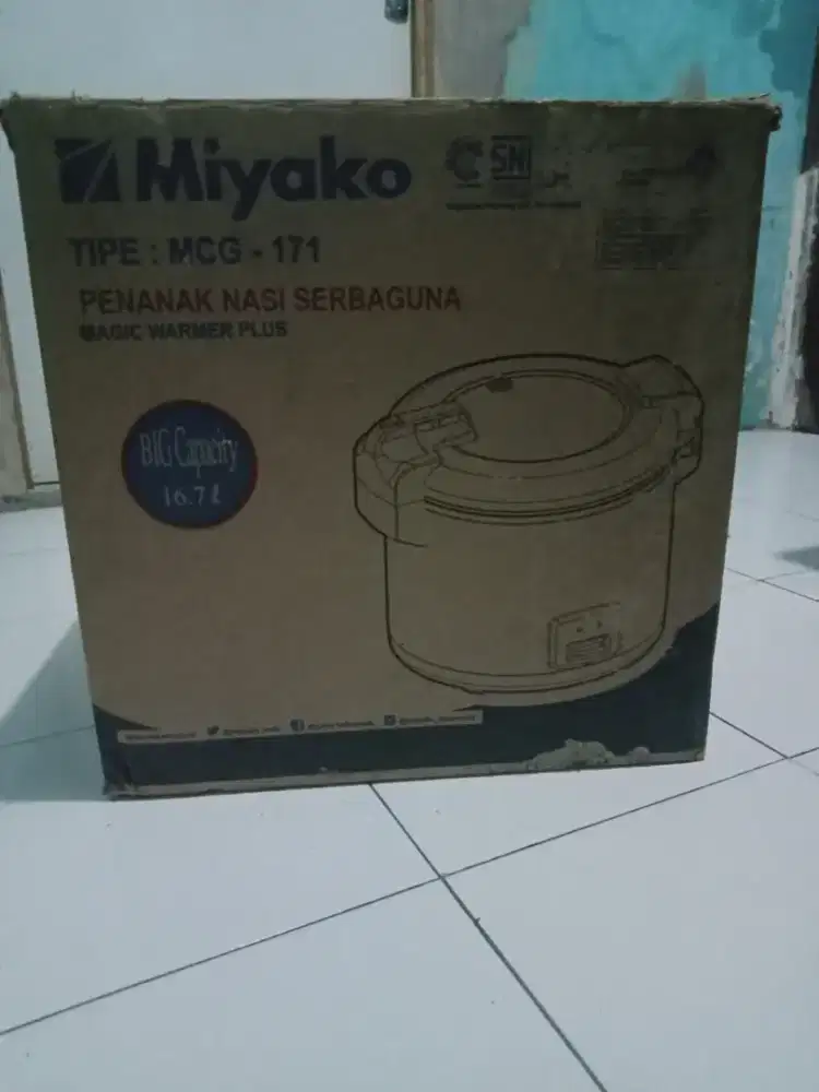 Penanak nasi Miyako type MCG - 171