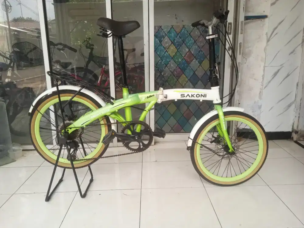 Sepeda lipat uk20 cakram