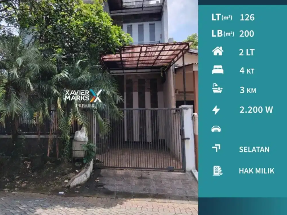 Dijual Rumah SHM 2 Lt Negotiable di Villa Puncak Tidar Malang