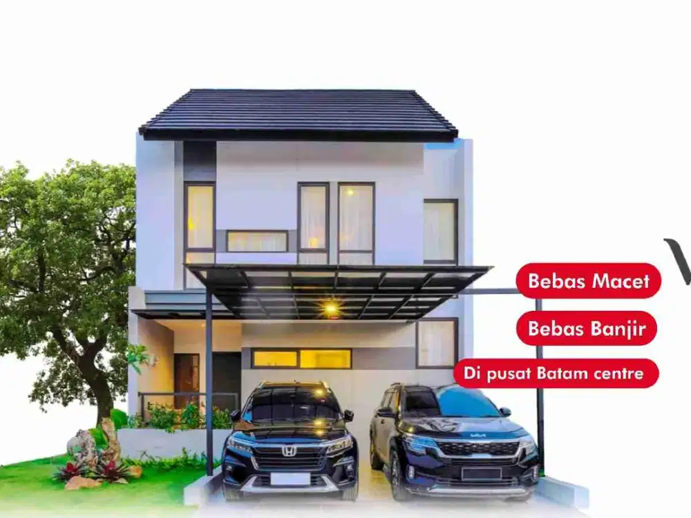 rumah baru type 99 2 lantai sebelah Megamall di Royal vasa KPR expres harga Cash