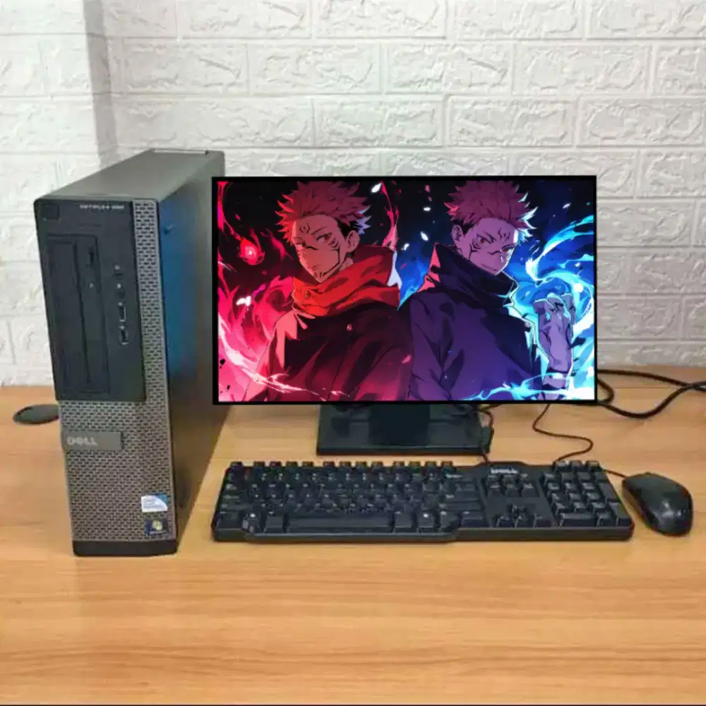 PC GAMING FULSET + LCD + RAM 8 GB + VGA 1 GB + HD 500 GB + GAMES APP