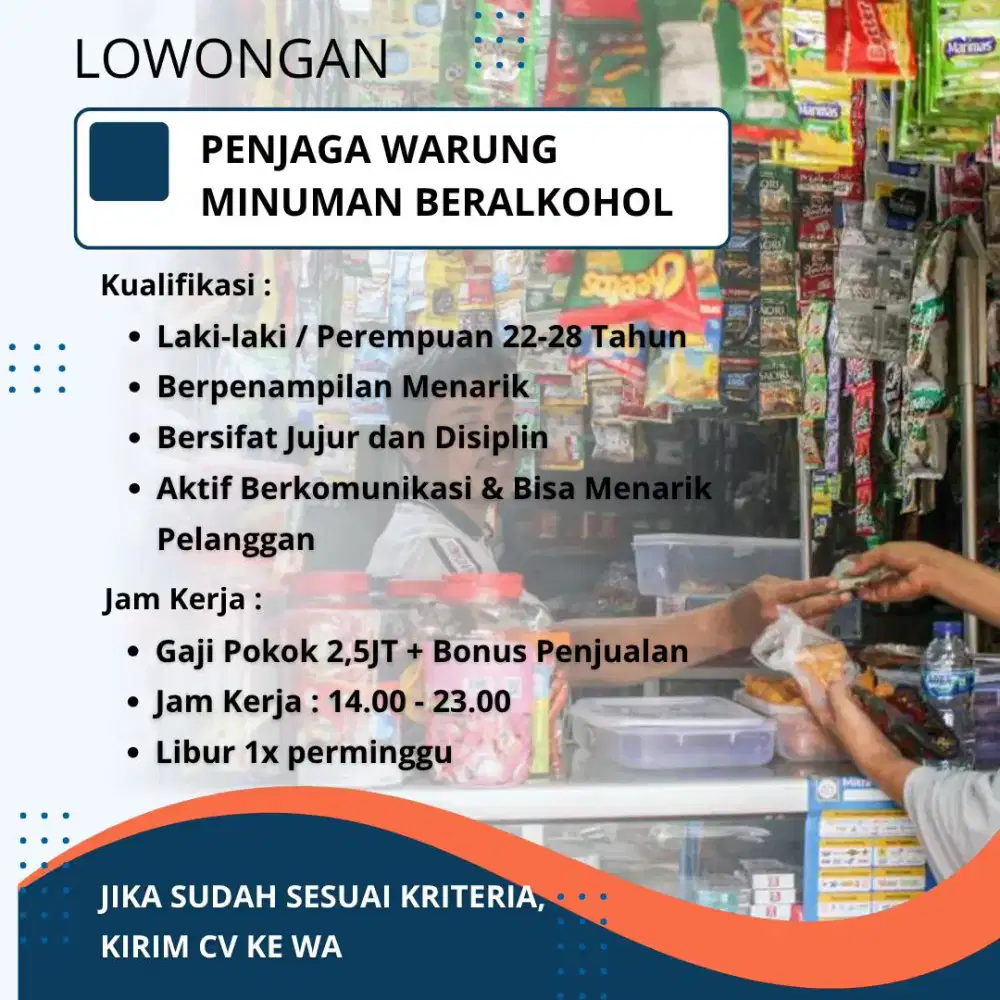 Penjaga Warung Minuman