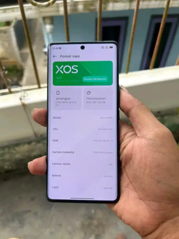 Infinix note 40pro+ 5G ram 12+12/258