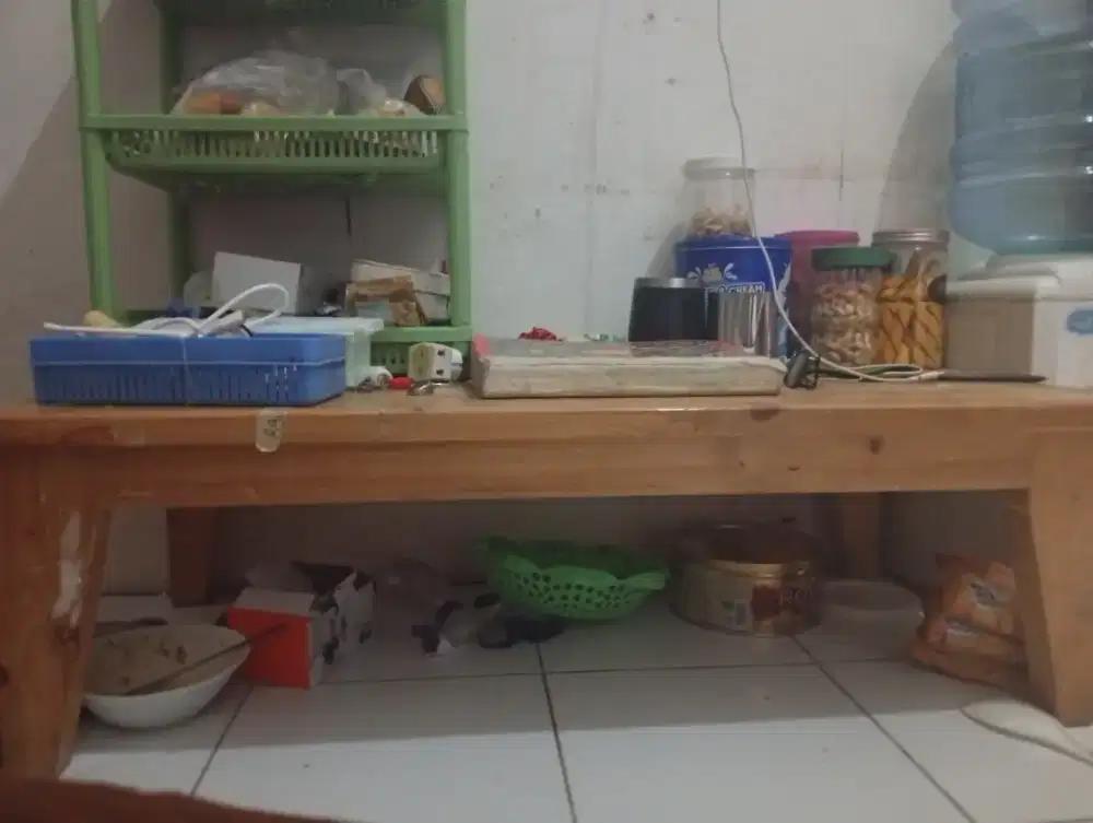 Meja serbaguna thick wood