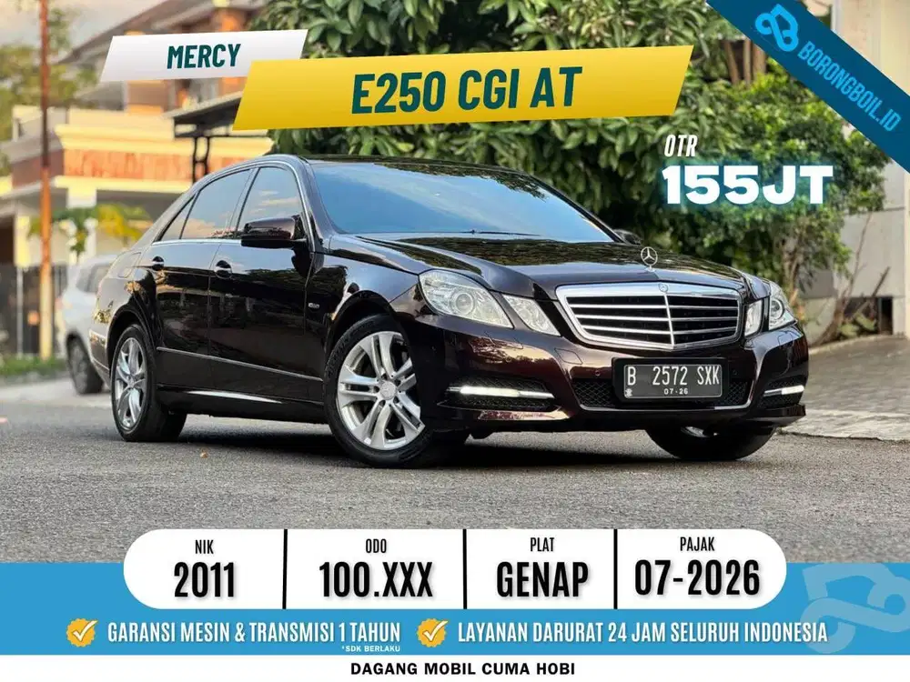 Mercy E250 CGI AT 2011 Coklat | Rare Car