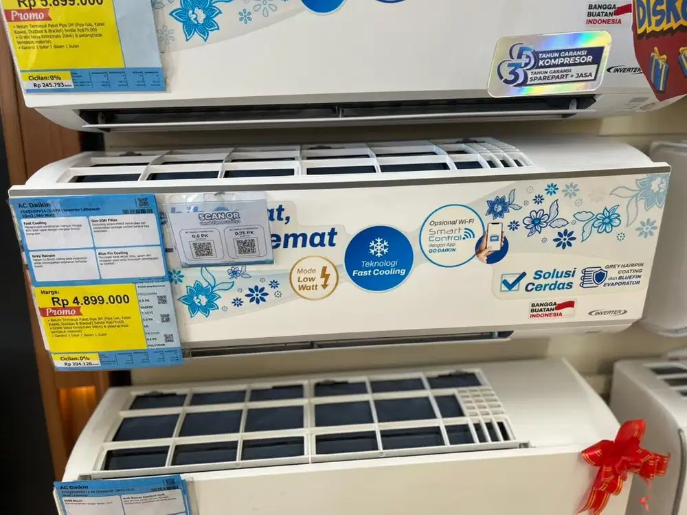 AC DAIKIN 0.5pk INVERTER CICILAN ERABLUE CEGER RAYA