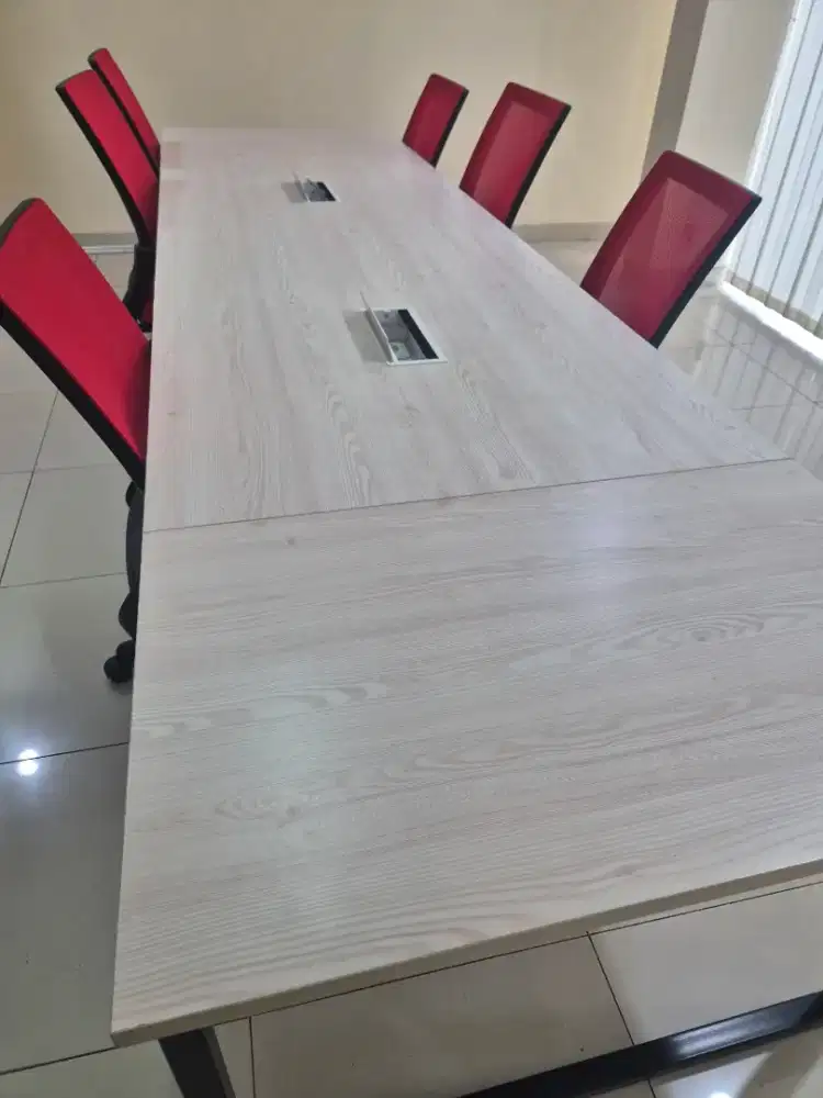 Meja kerja 100cm x 360cm