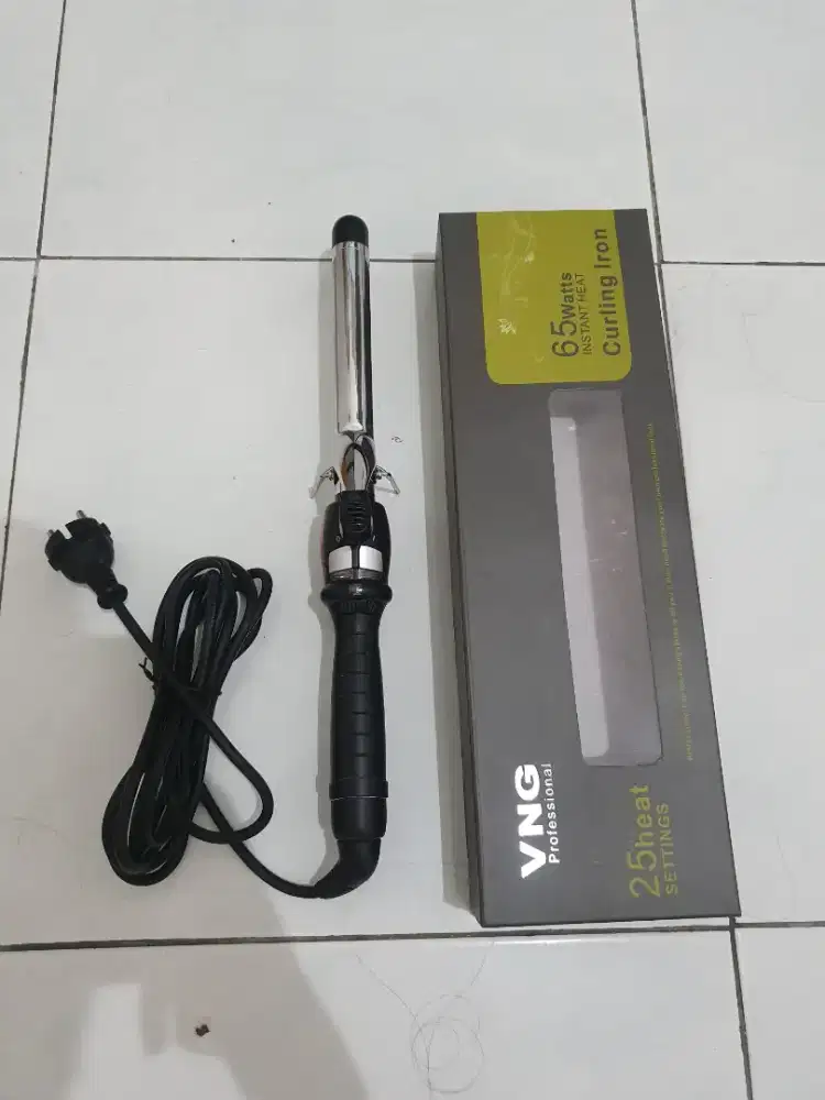Catok Curly Rambut VNG 25 Heat Settings 65w Curling Iron Seken Bekas