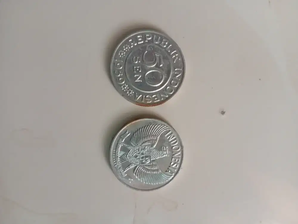 Coin 50 sen tahun 1958