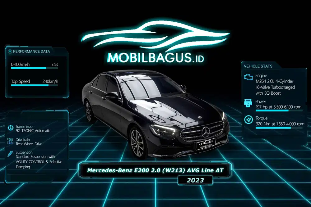 [SUPER LOW KM!!] Mercy E200 2.0 (W213) AVG AT 2023 NoPol Genap
