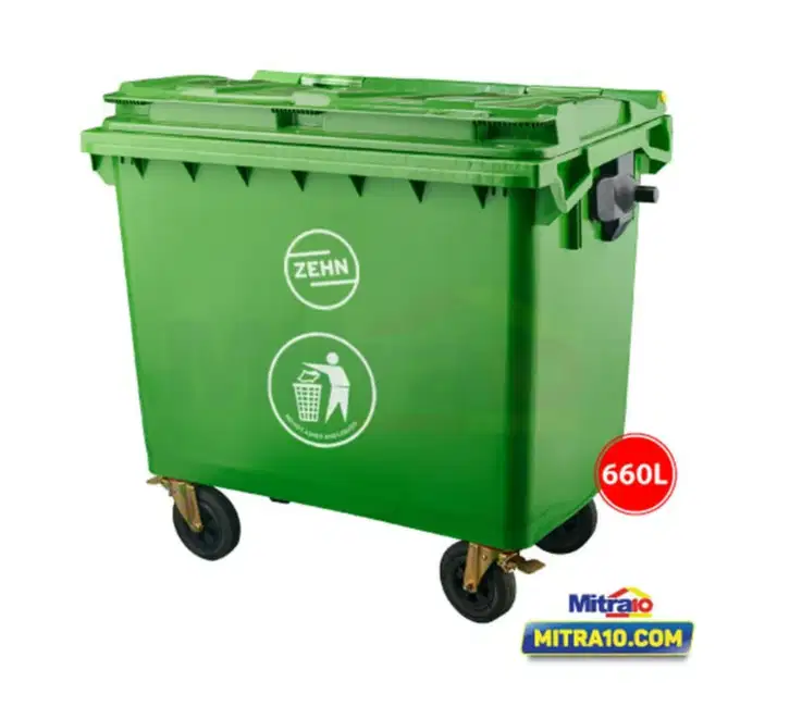 ZEHN KOTAK SAMPAH PLASTIK 660L