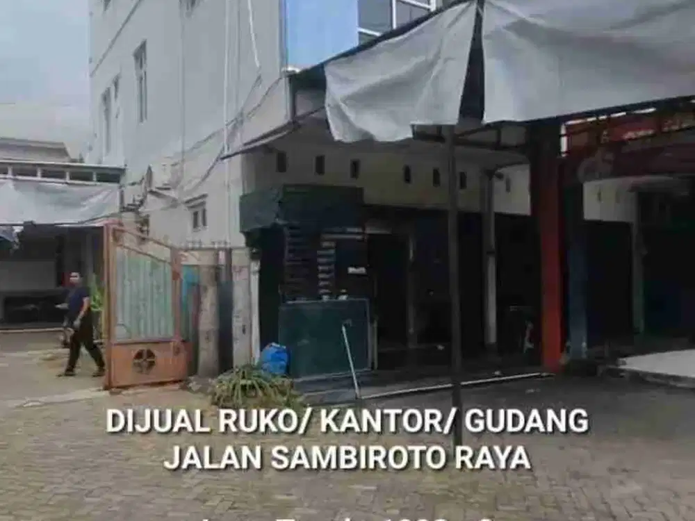 DIJUAL KANTOR, GUDANG, RUKO, PARKIRAN LUAS, BISA SEBAGAI TEMPAT USAHA, GUDANG, KANTOR, BANK, MINIMARKET, KULINER, CAFE, RESTO, DLL. LOKASI PINGGIR JALAN RAYA SAMBIROTO,SEMARANG