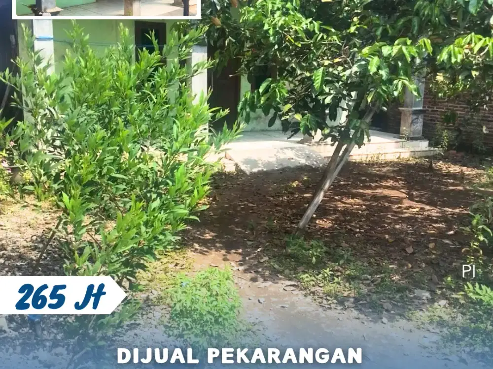 Dijual Tanah Pekarangan Bonus Rumah Sederhana Di Kebakkramat Karanganyar
