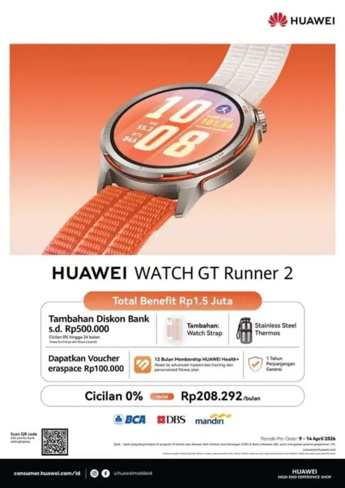 Pre Order Huawei GT RUNNER 2